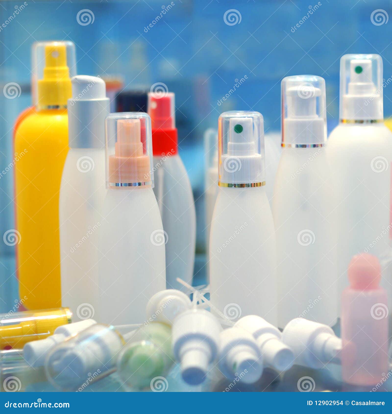 Cosmetic Product Containers Stock Photo Image of airspray, moisture