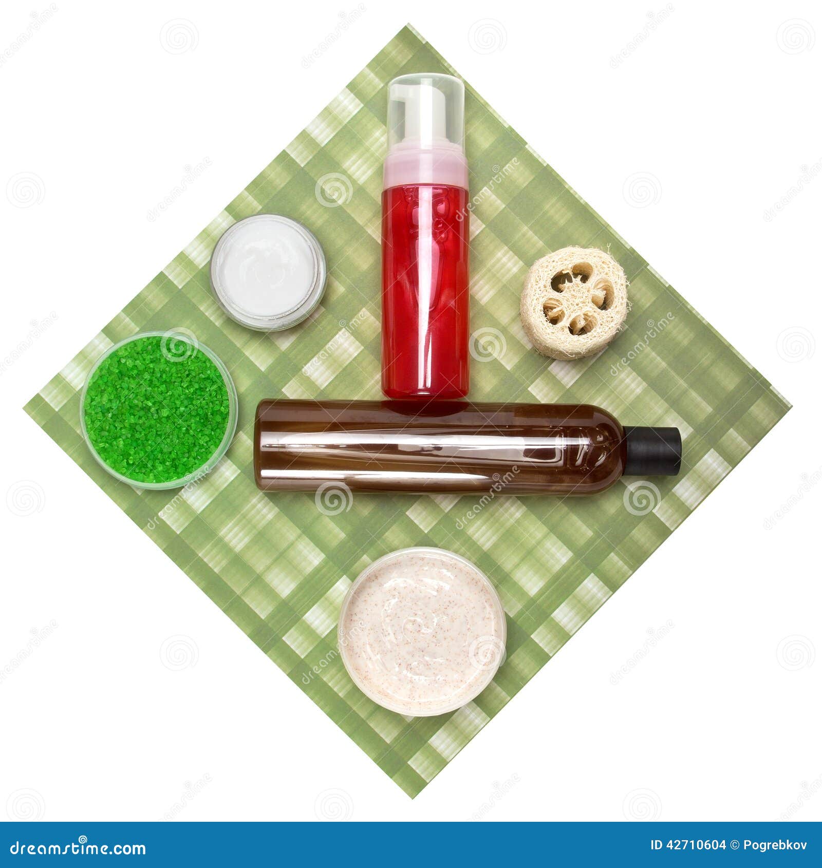 Cosmetic Products for Body Care Stock Photo Image of loofa, natural