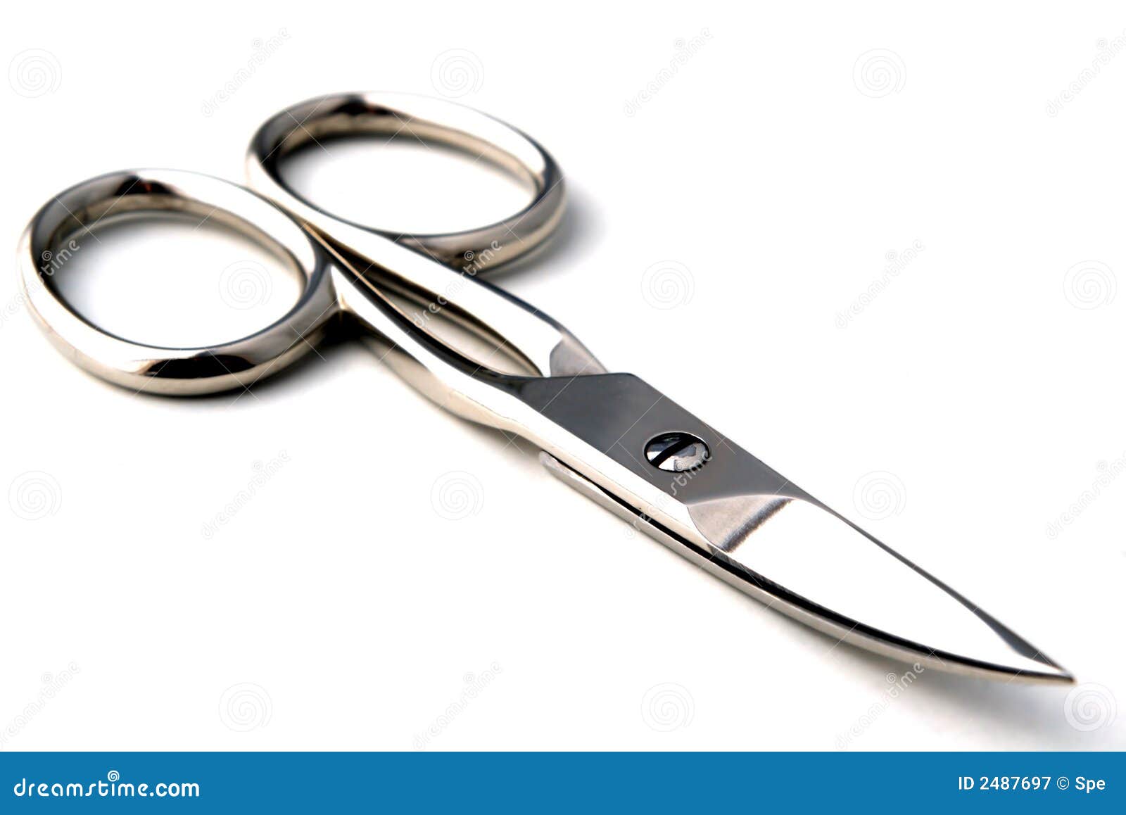 Cosmetic scissors stock image. Image of material, clippers 2487697