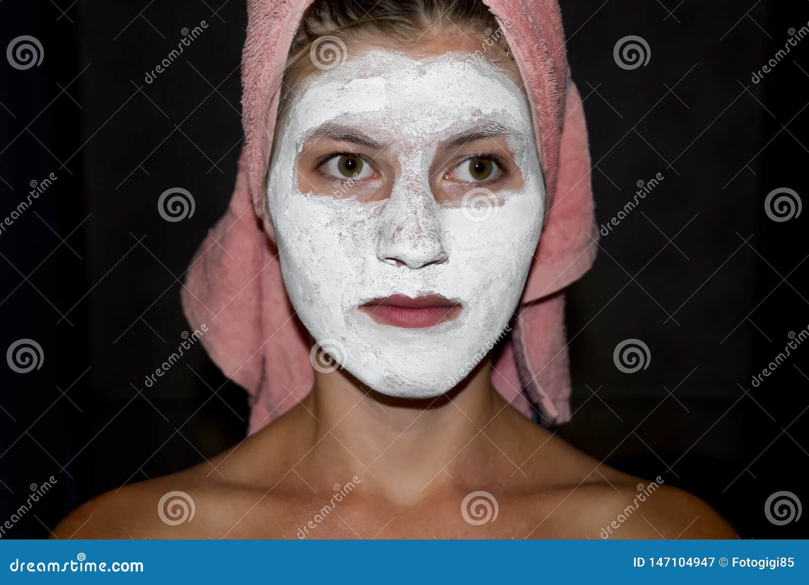 Blonde Hair and White Mask - wide 1