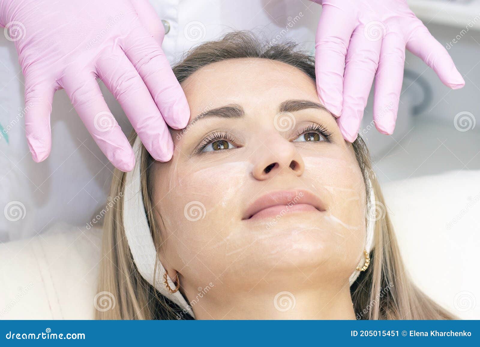 Cosmetological Facial Massage Stock Image Image Of Clean Fresh 205015451