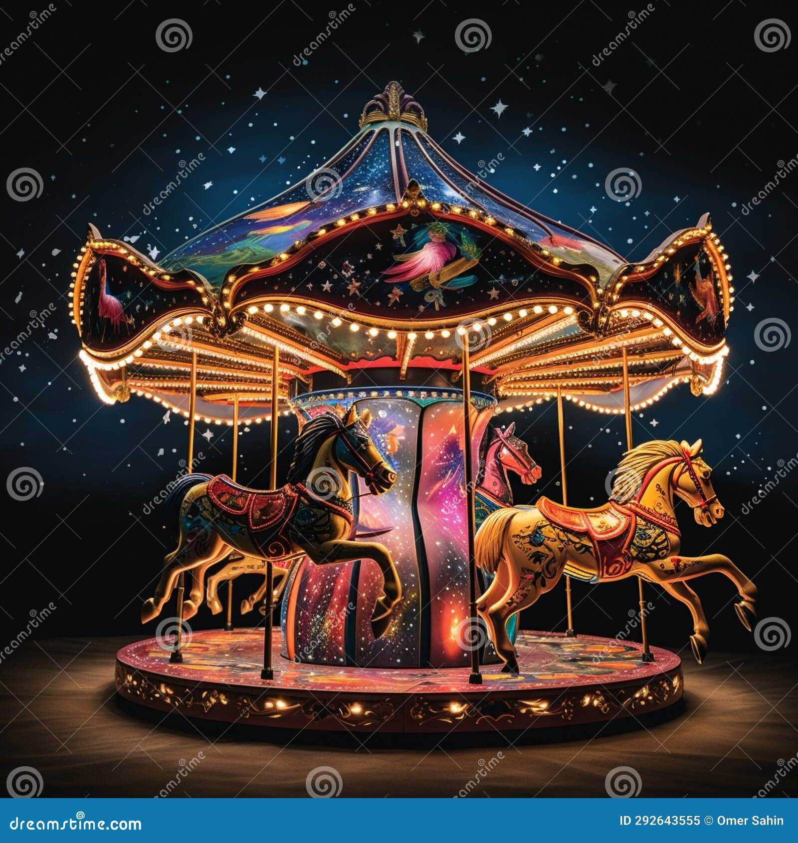 cosmic carousel: a whirlwind of festivities