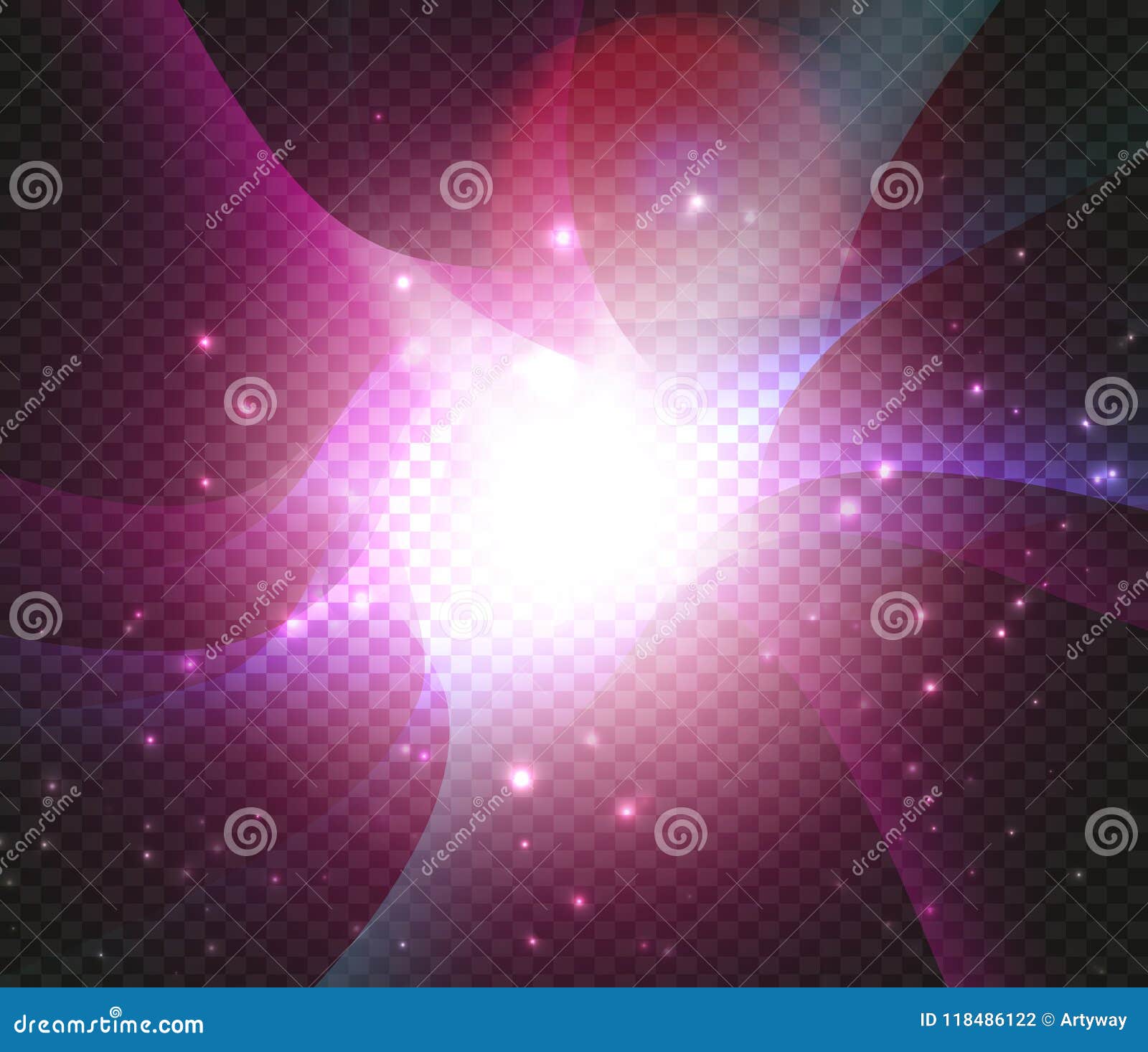 Cosmic Nebula Backdrop Magic Galaxy Background Bright Fantasy