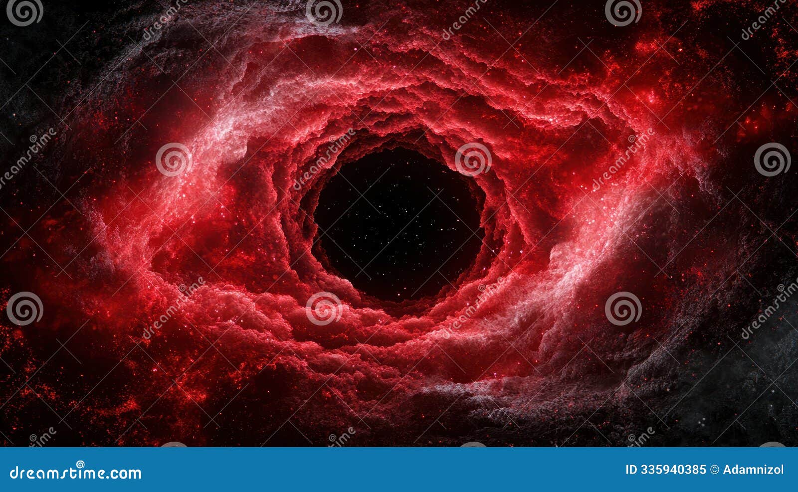 cosmic vortex: swirling nebula of cosmic energy