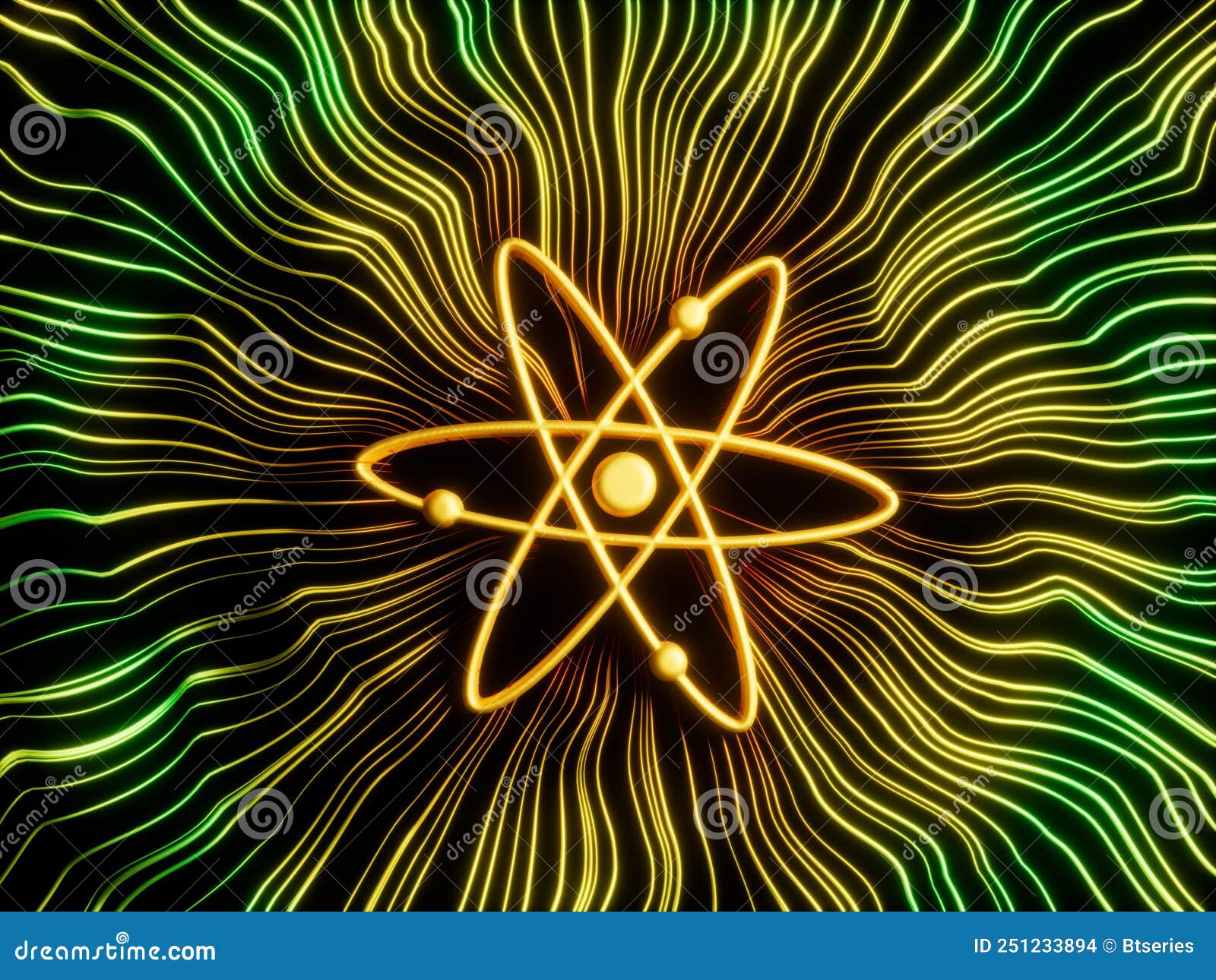 cosmos atos crypto converging lines abstract modern 3d  concept