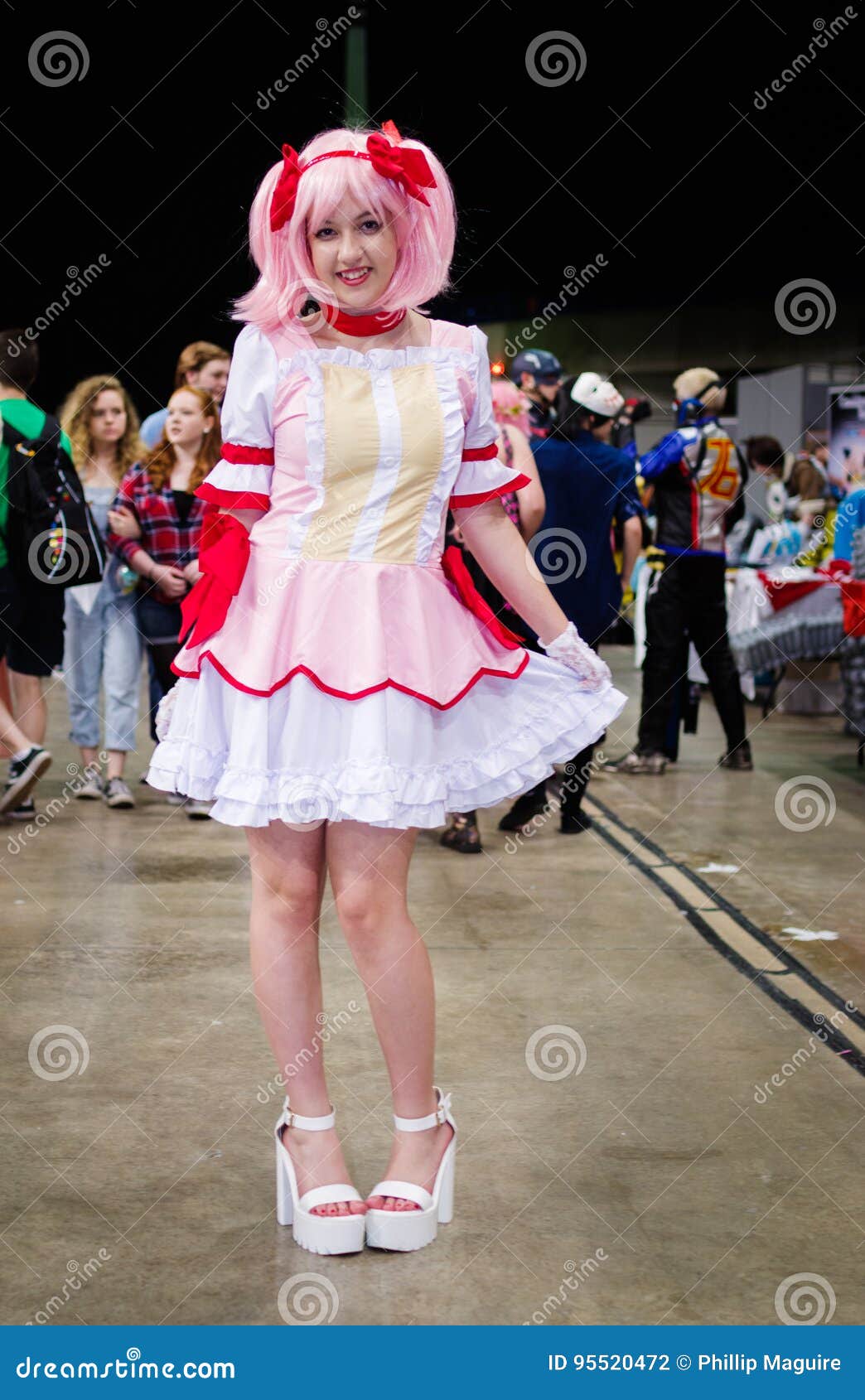Girls Dressed As Anime Characters Pose At A Cosplay Gathering Stock Photo  Picture And Royalty Free Image Image 47908603