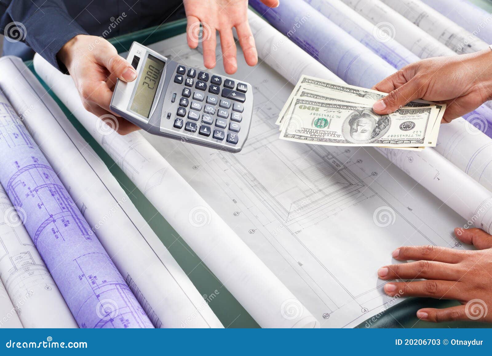 Cost of Architecture Design Stock Image Image of blue, dollar 20206703