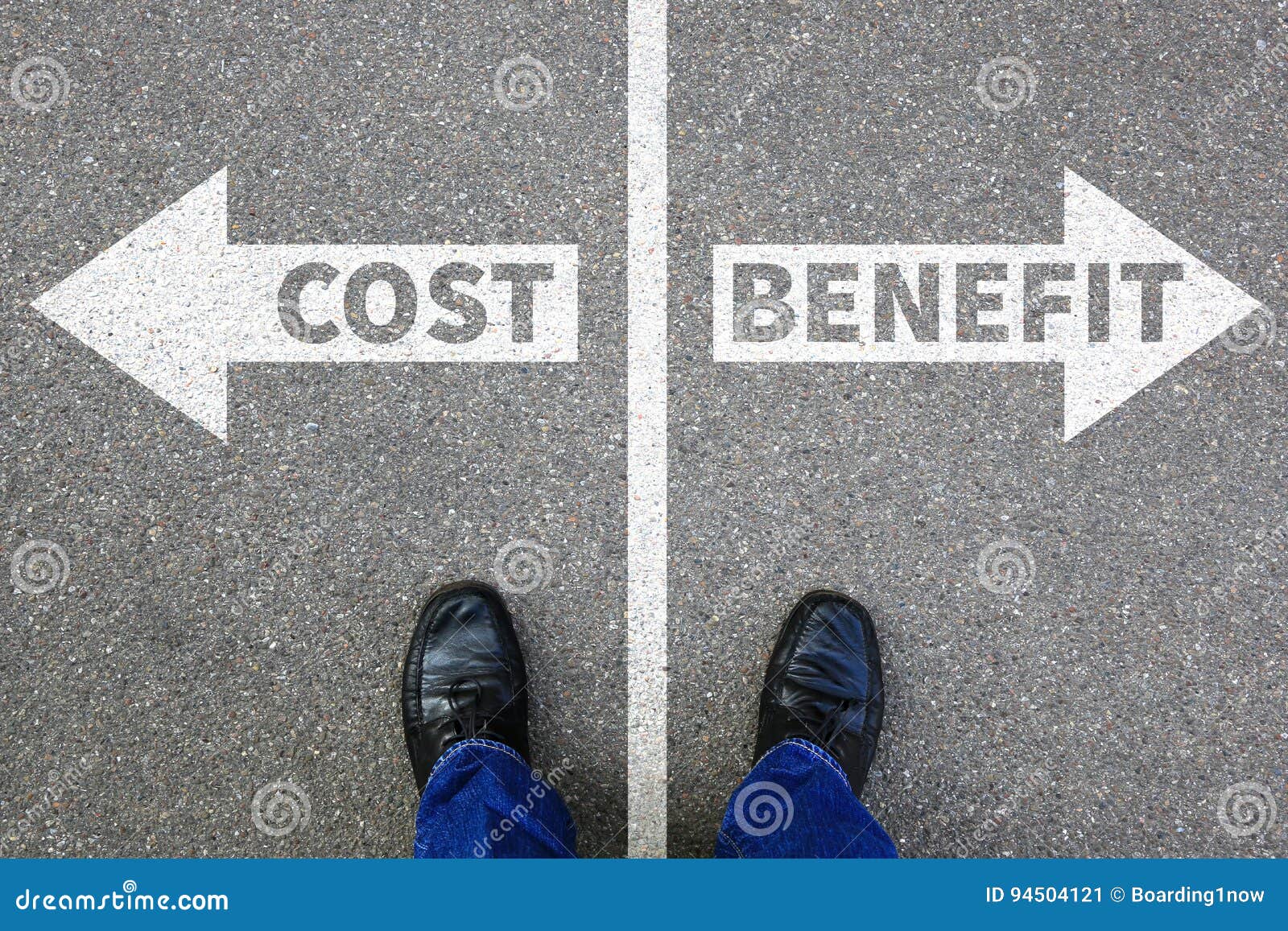 cost benefit loss profit finances financial success company business concept