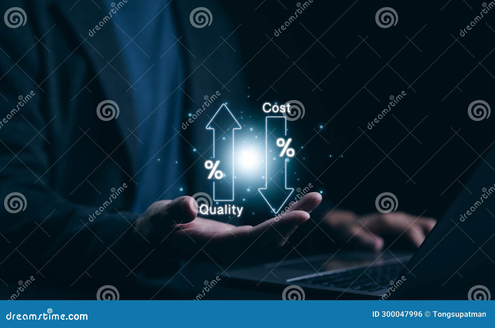 Cost Reduction Concept. Quality Increase and Cost Optimization for ...