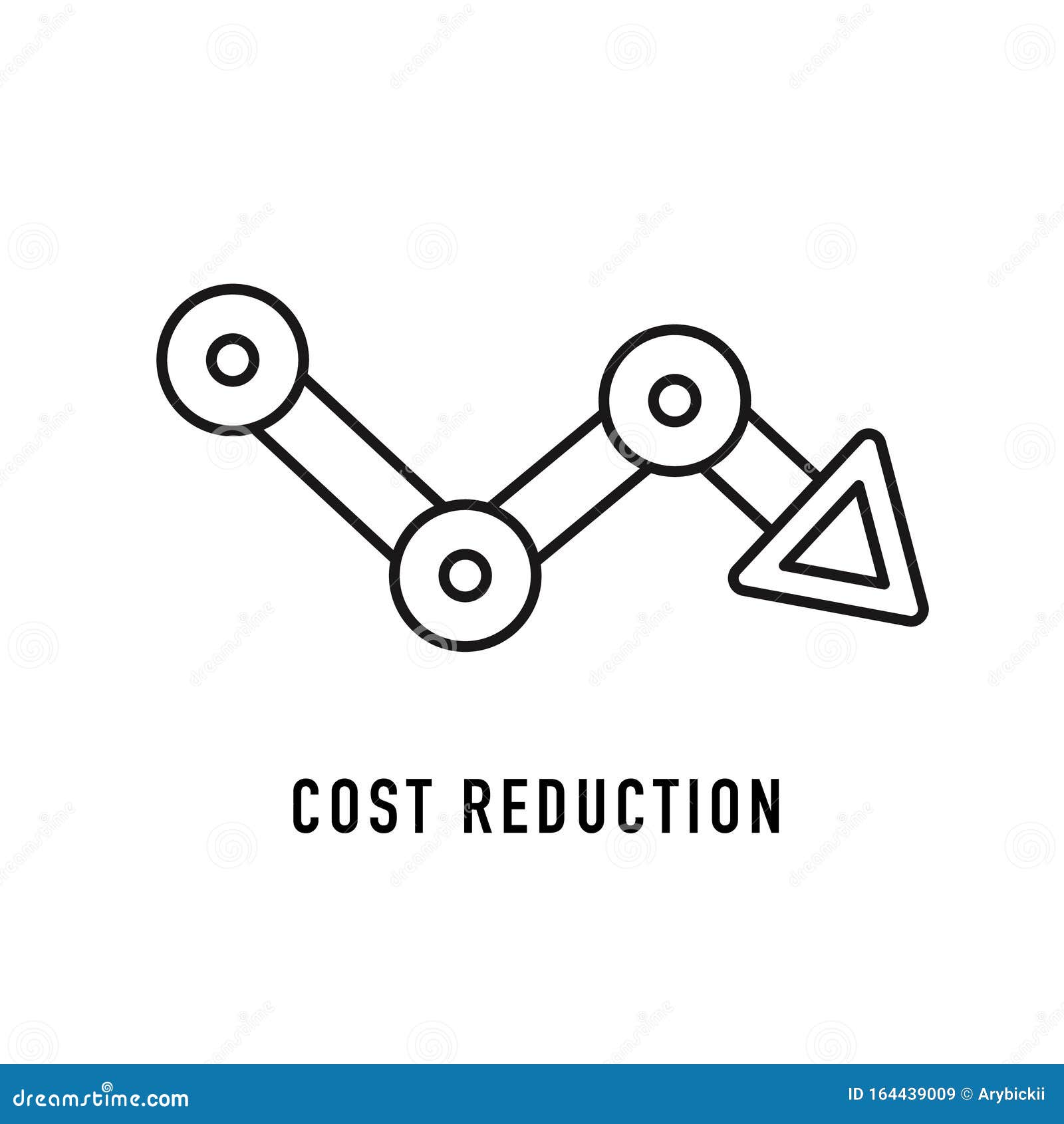Cost Reduction Vector Icon On White Stock Vector Illustration Of cost-reduction-vector-icon-on-white-stock-vector-illustration-of