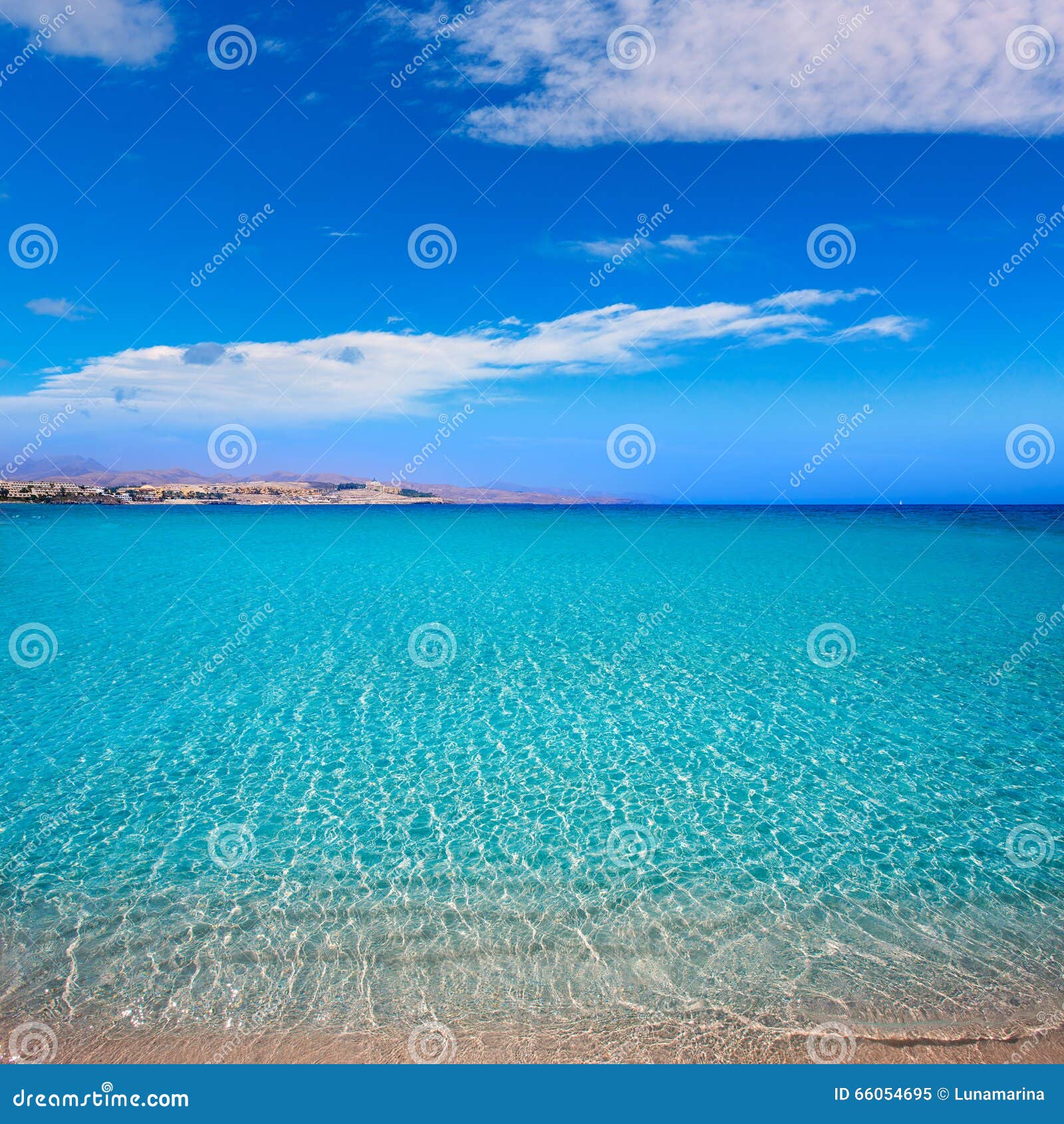 Costa Calma Beach of Jandia Fuerteventura Stock Image - Image of playa ...