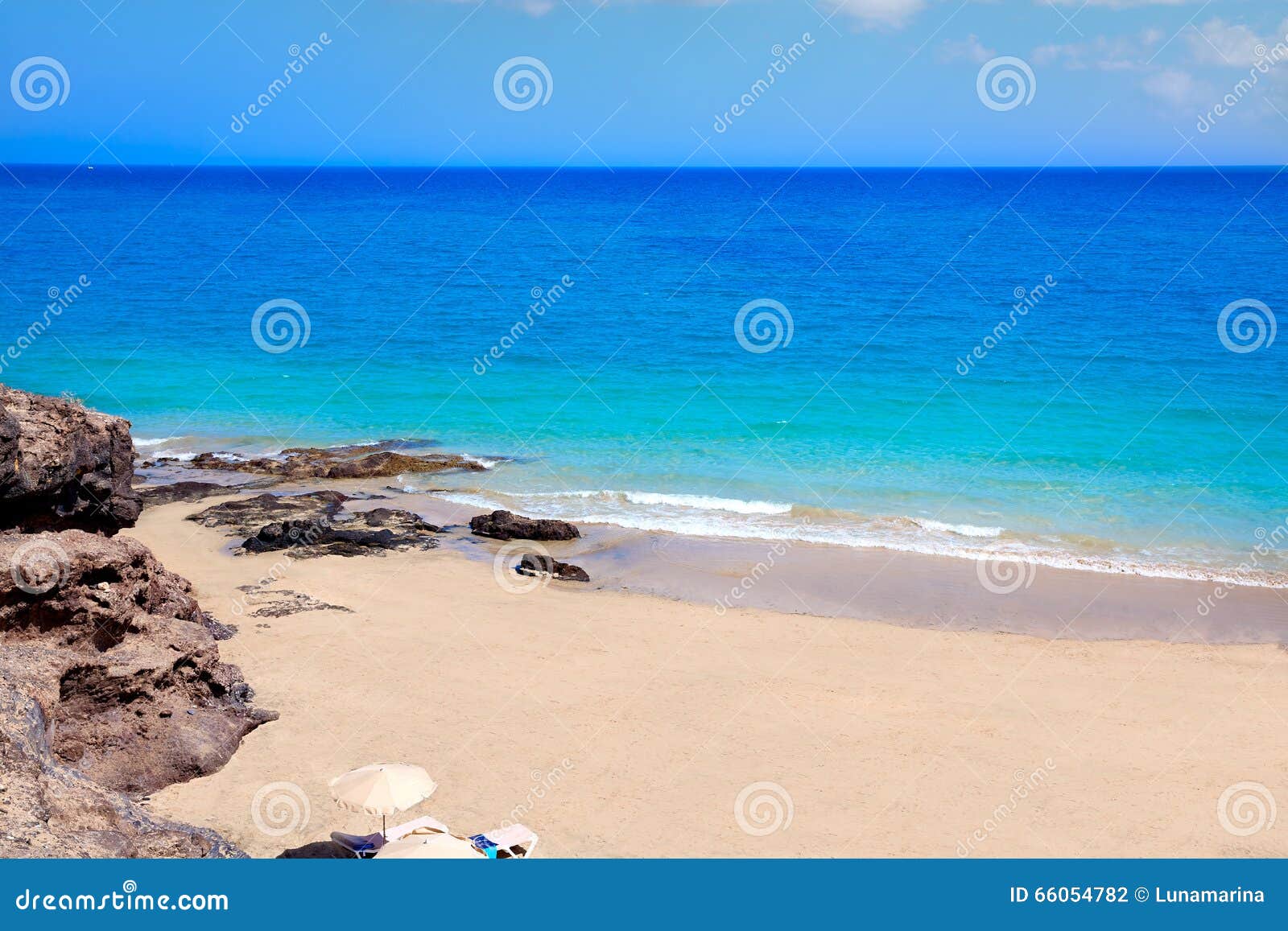 costa calma beach of jandia fuerteventura