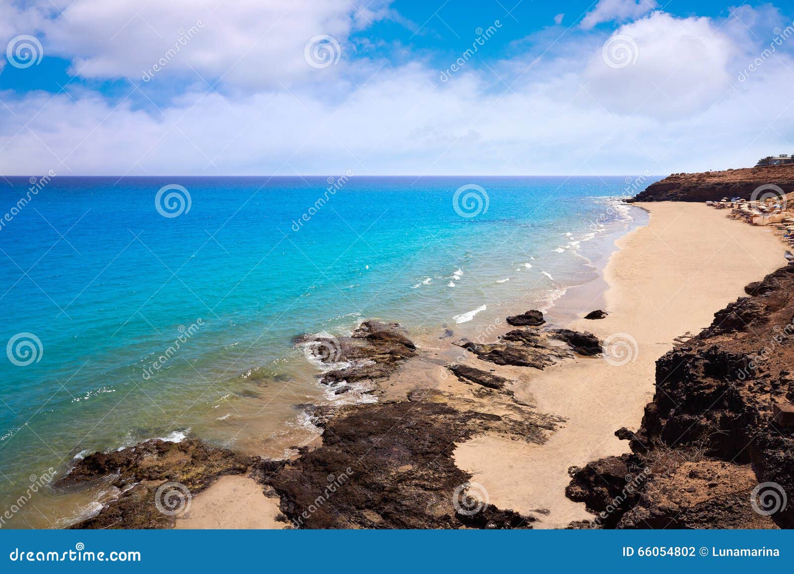 costa calma beach of jandia fuerteventura