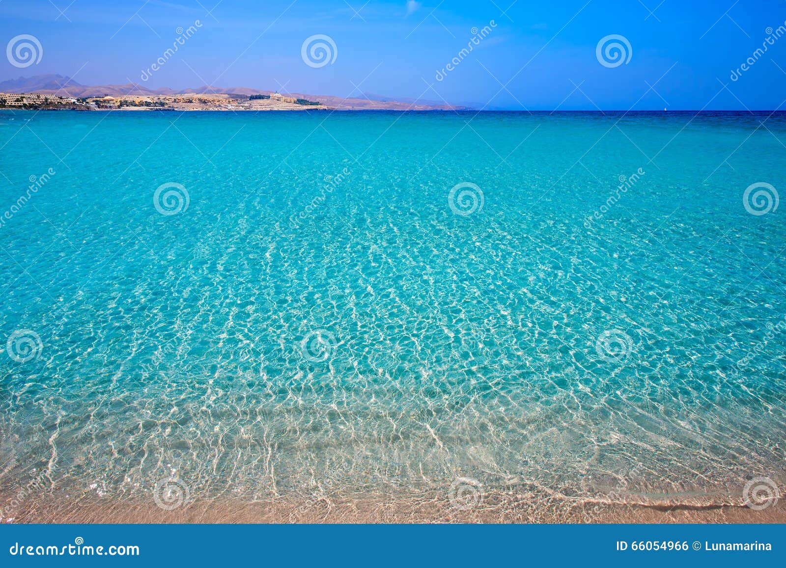 costa calma beach of jandia fuerteventura