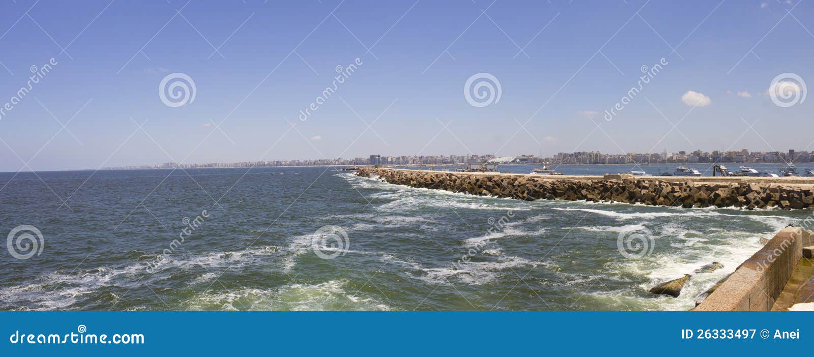 Costa de Alexandría imagen de archivo. Imagen de ondas 26333497