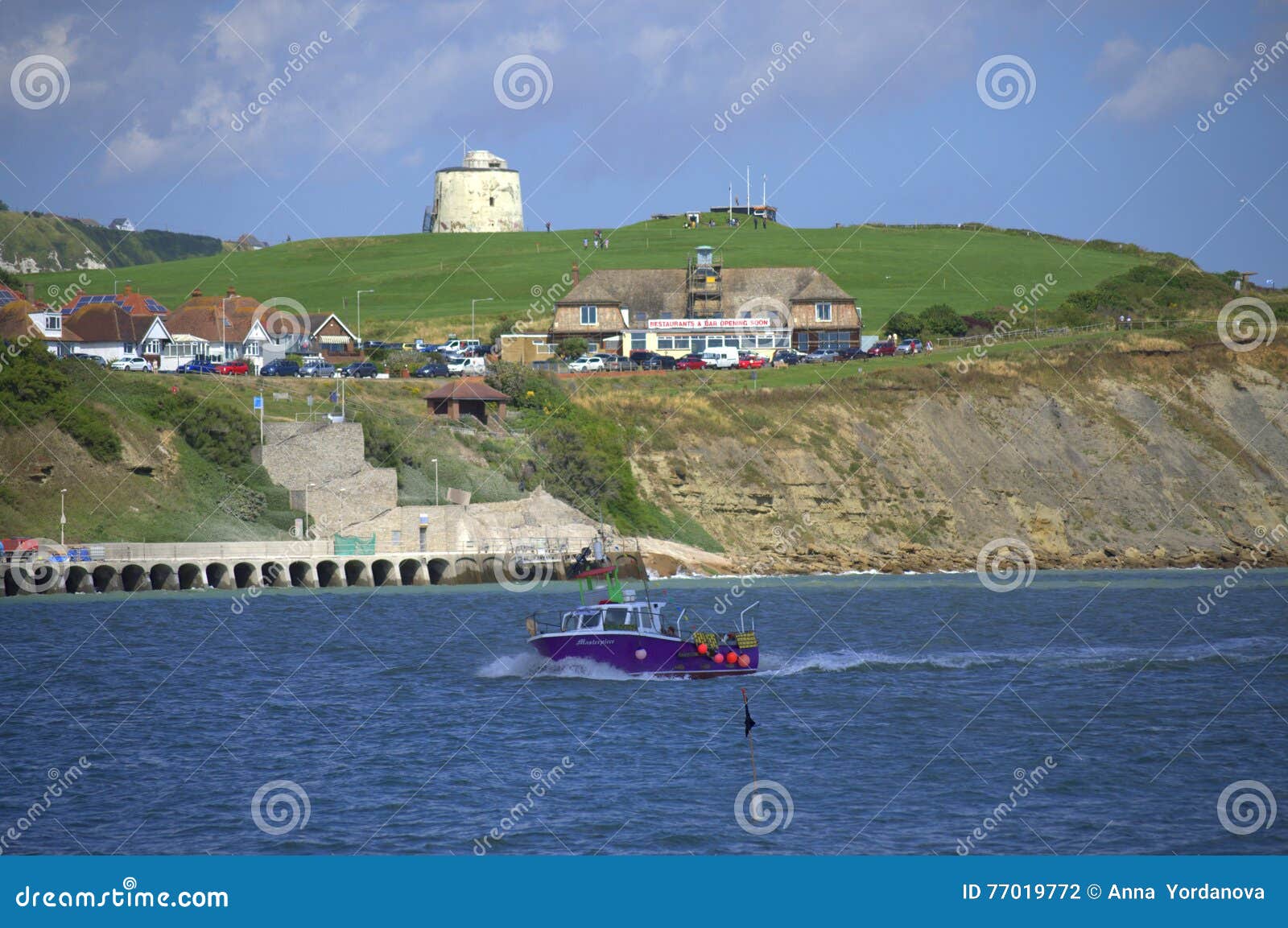 Costa Inghilterra Di Folkestone Fotografia Editoriale Immagine Di Panorama Citt 77019772