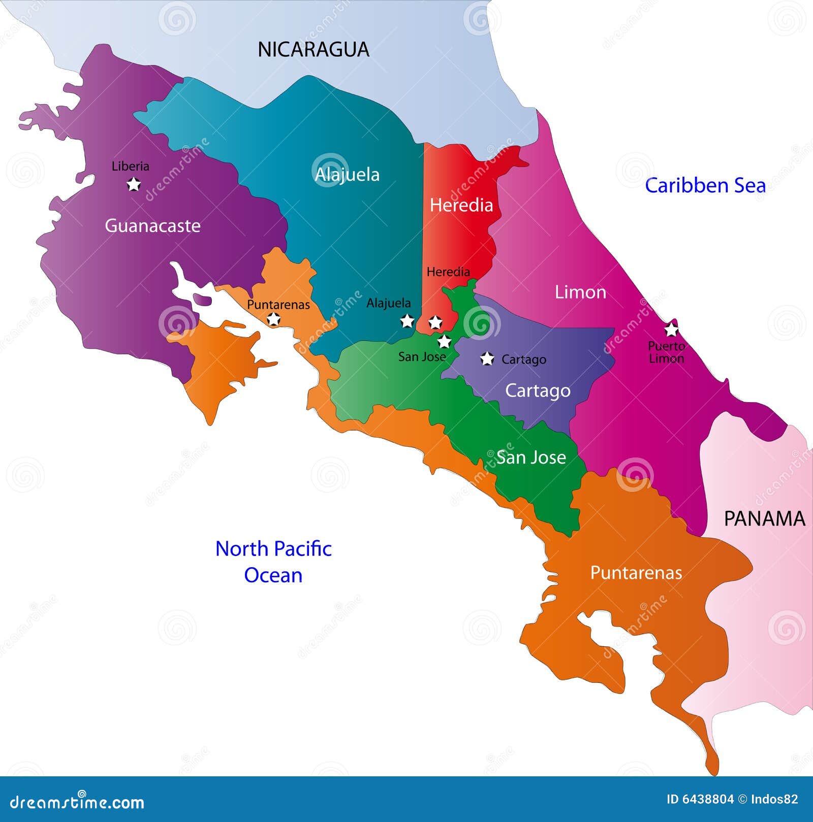 clipart map of costa rica - photo #10