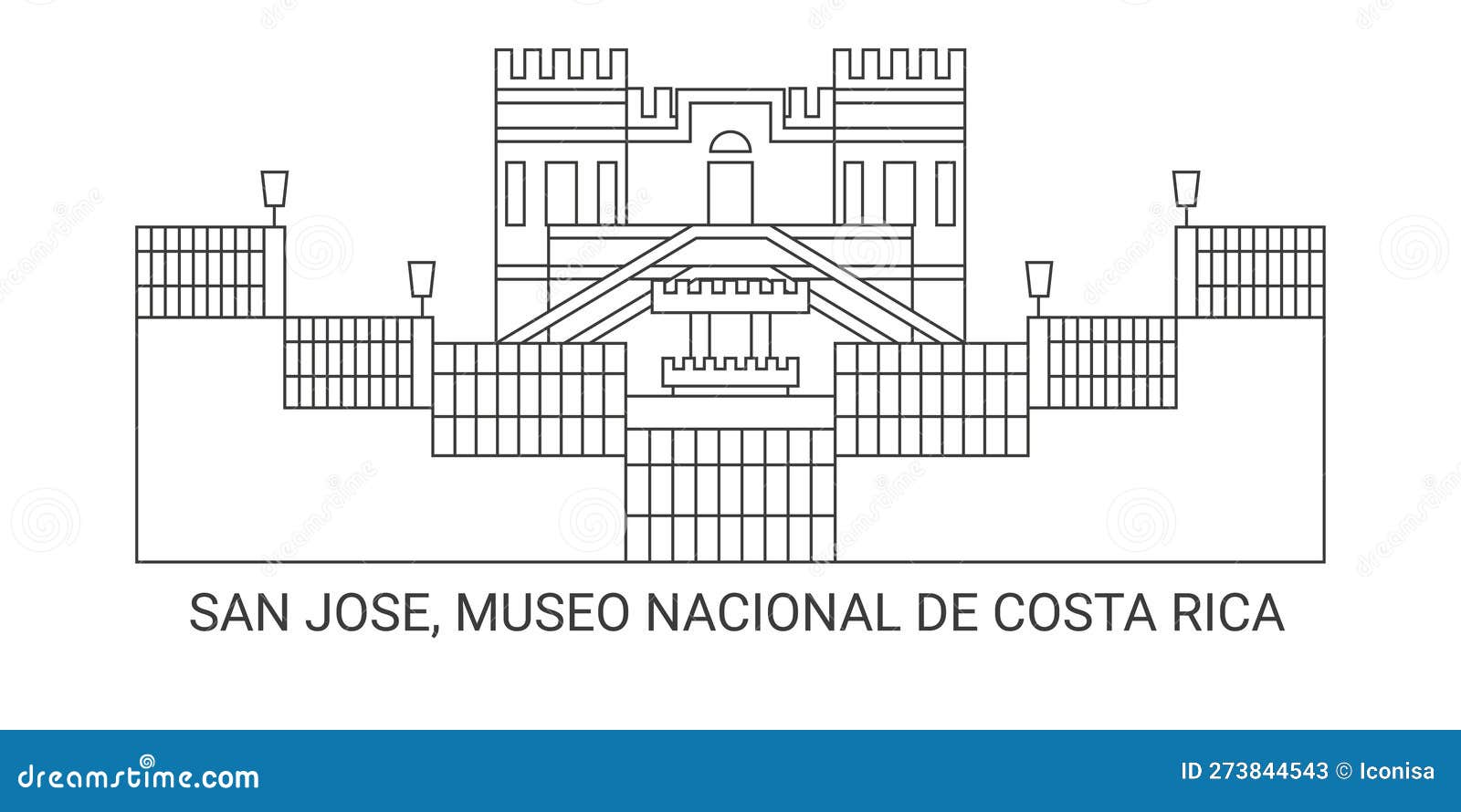 costa rica, san jose, museo nacional de costa rica travel landmark  