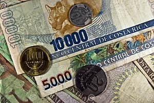 Costa Rican Colones Stock Image CartoonDealer 8139013