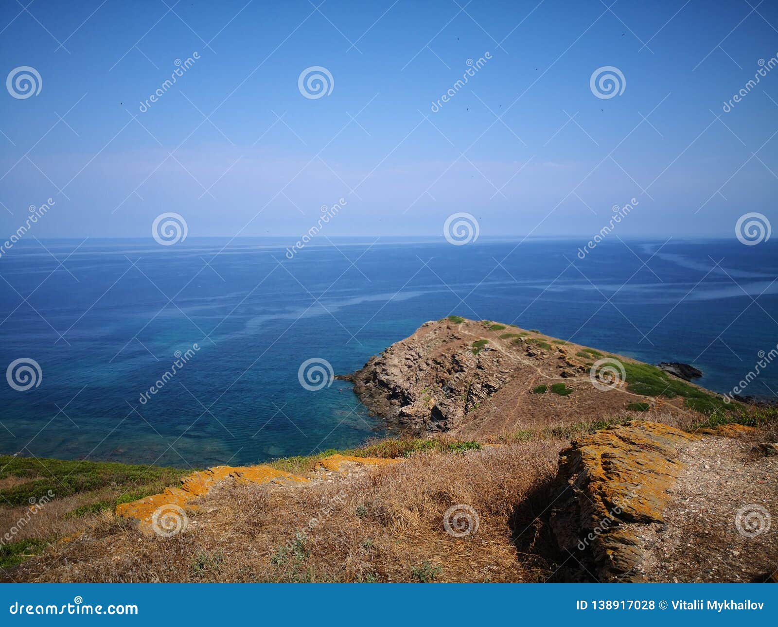 rocky coast near the sea of sardinia, torre dei corsari