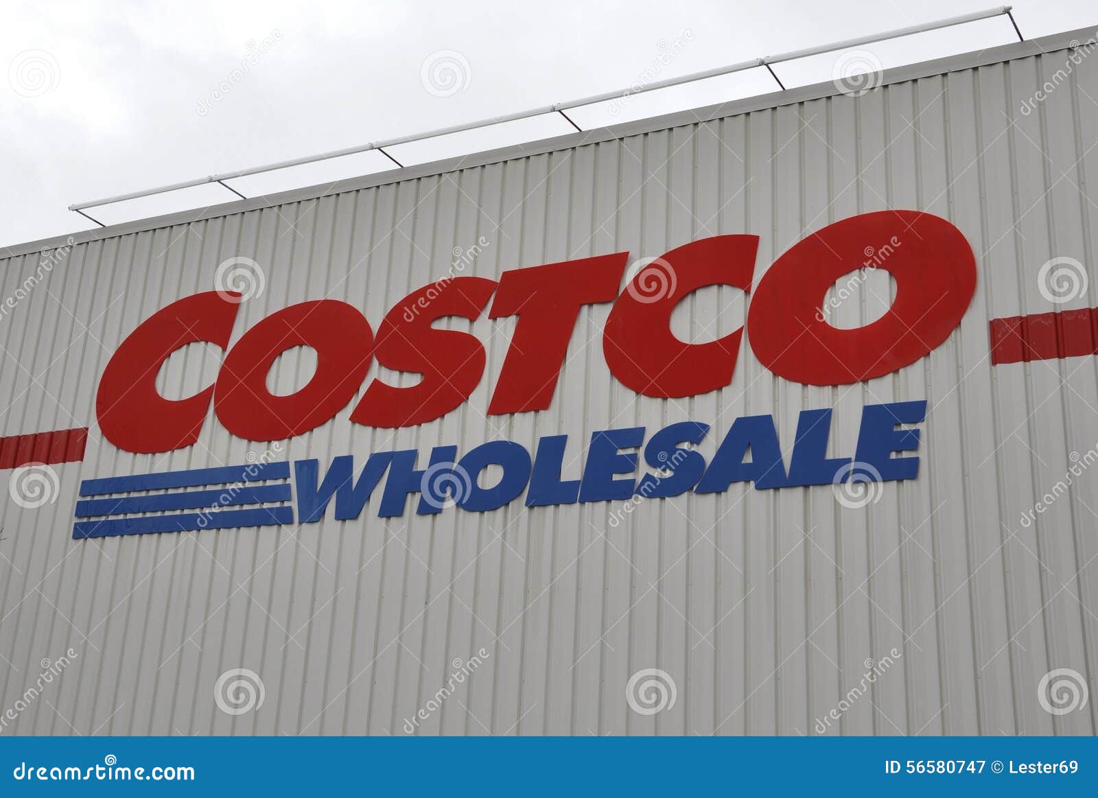 Costco sign editorial photography. Image of company, exterior 56580747