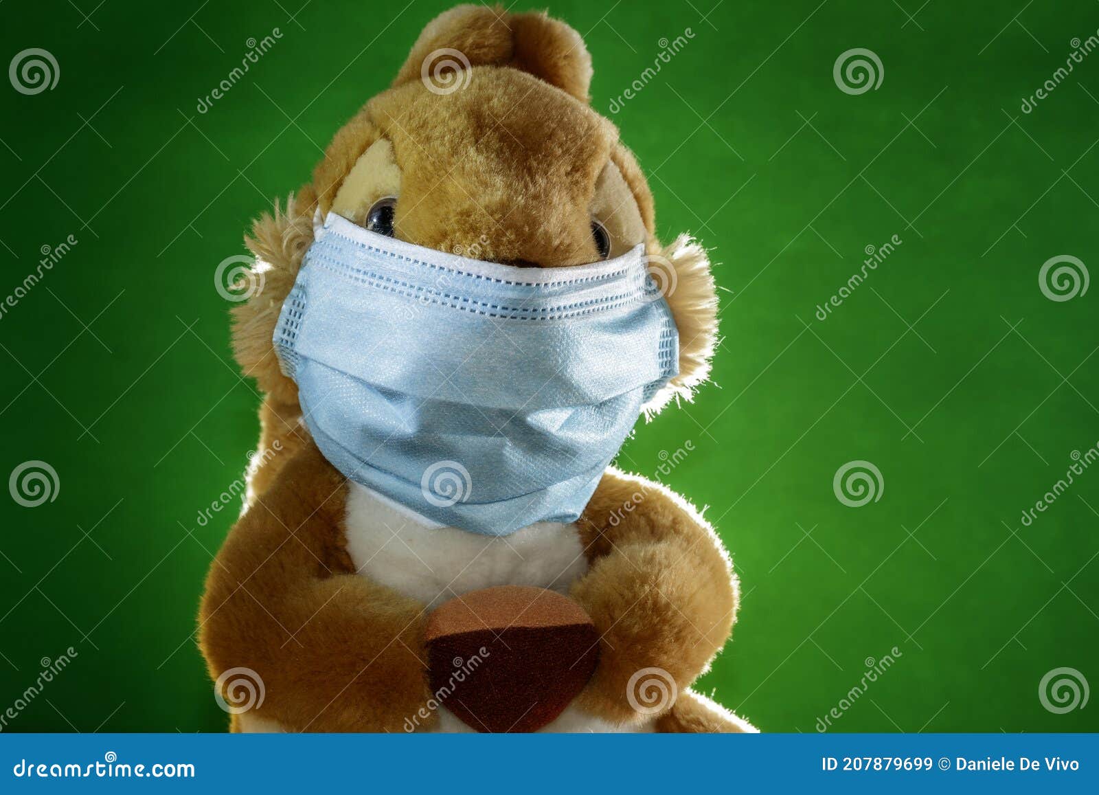 soft toy with surgical mask