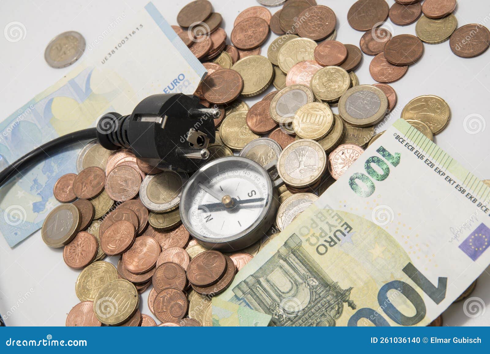 The Costs of Energy and Electricity Stock Photo Image of operator