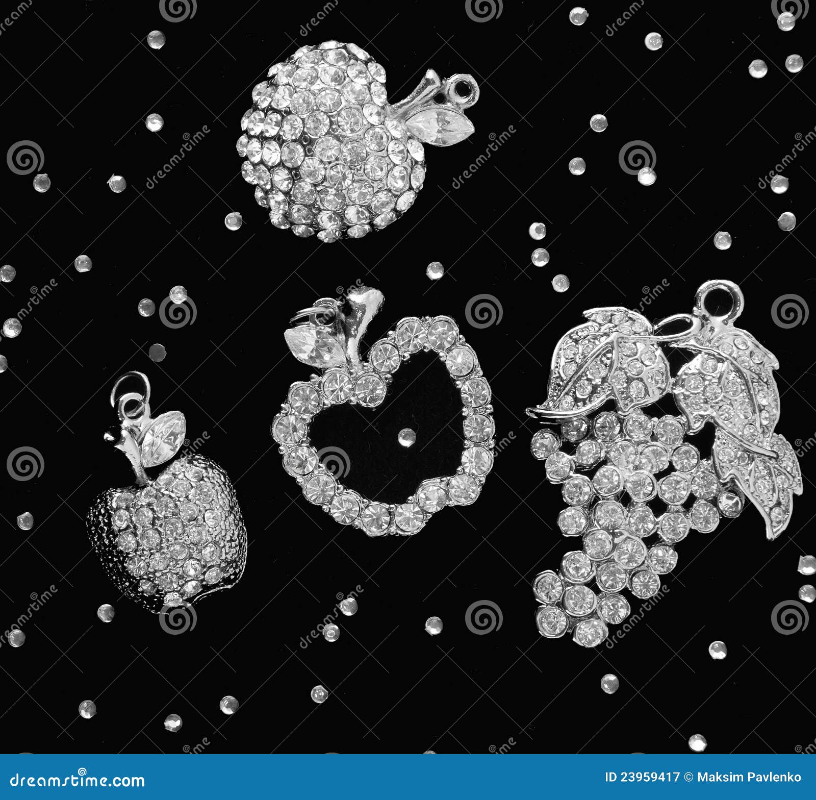 Costume Jewellery from Metal Stock Image Image of trinket, precious