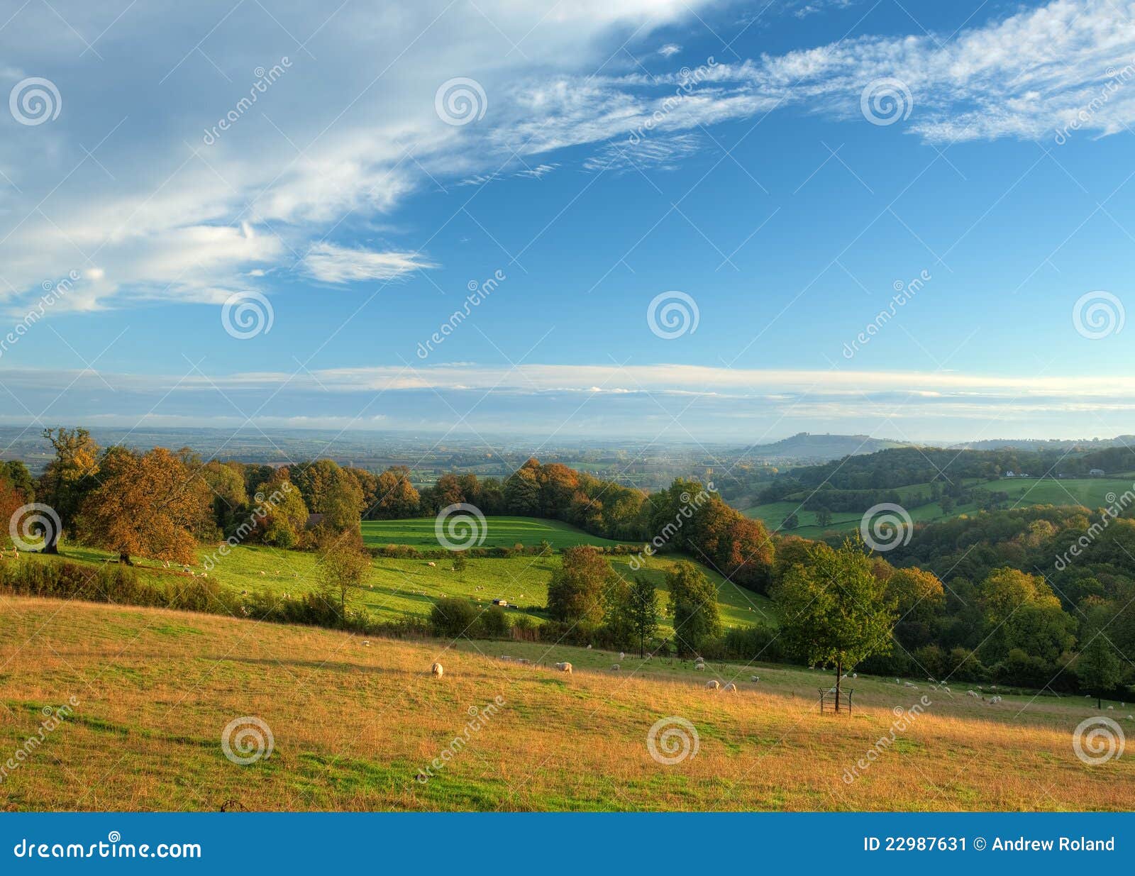 Cotswold Landscape, England. Stock Image Image of holiday, british 22987631