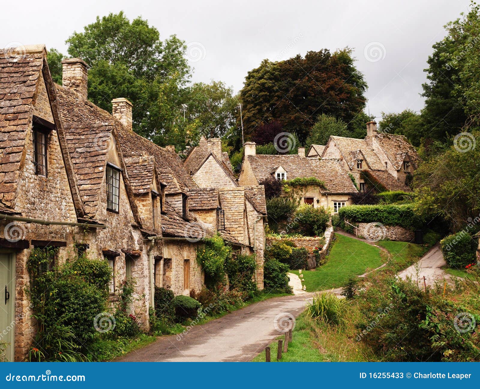 Cotswolds De Gloucestershire Village Anglais Image stock Image du