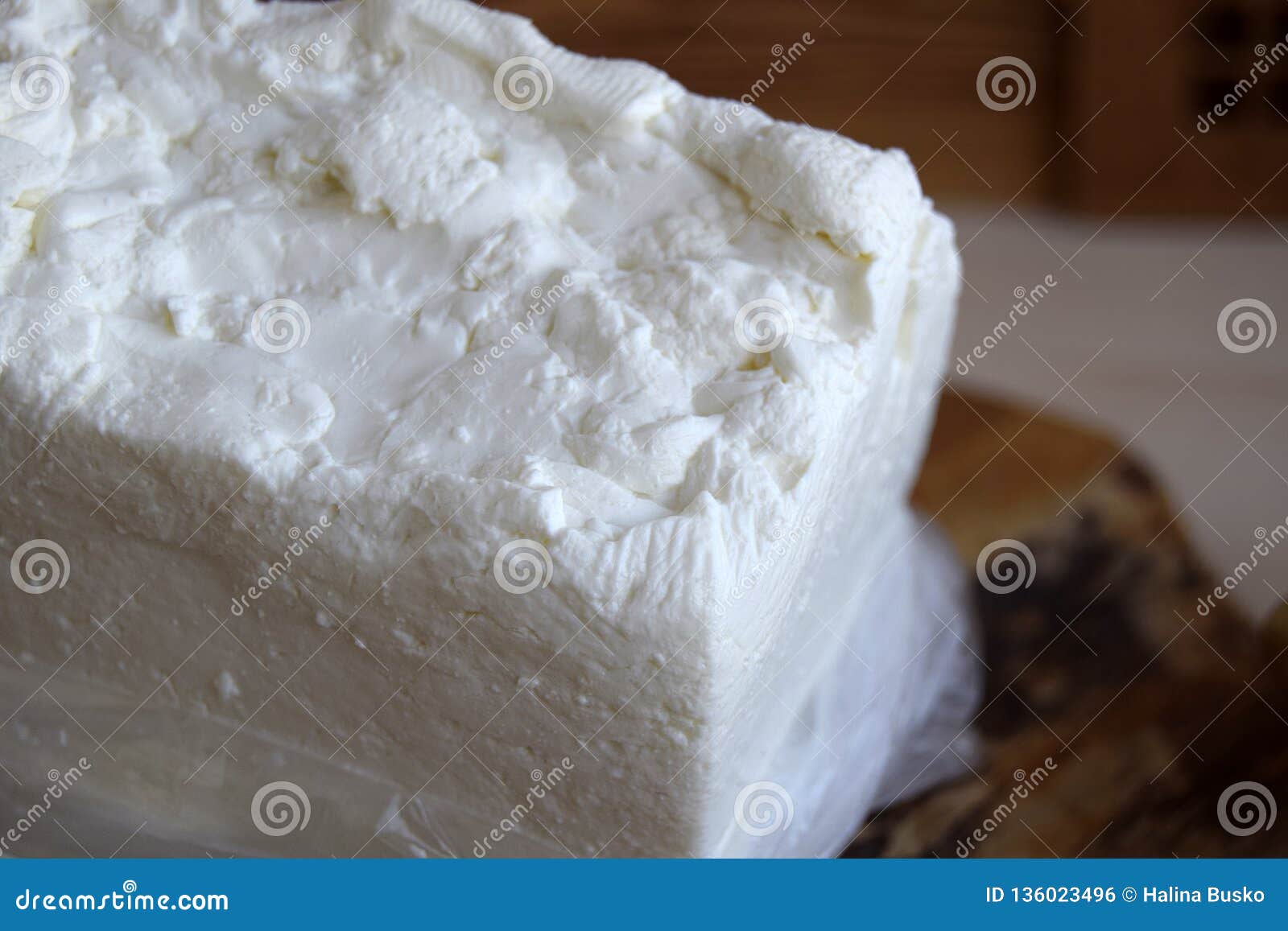 Cottage Cheese Is Classical Dairy Product Stock Photo Image Of