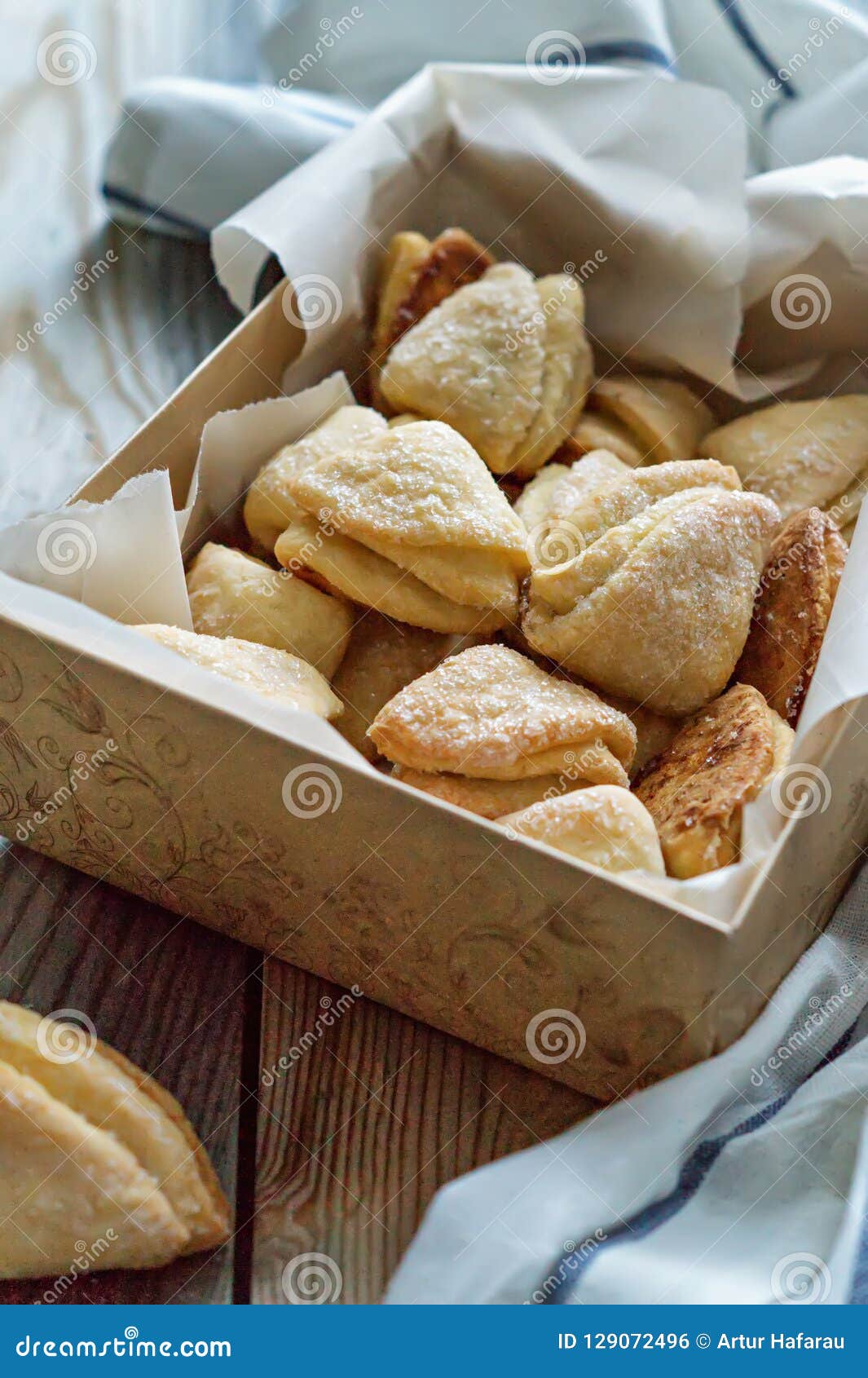 Cottage Cheese Biscuits Stock Photo Image Of Table 129072496