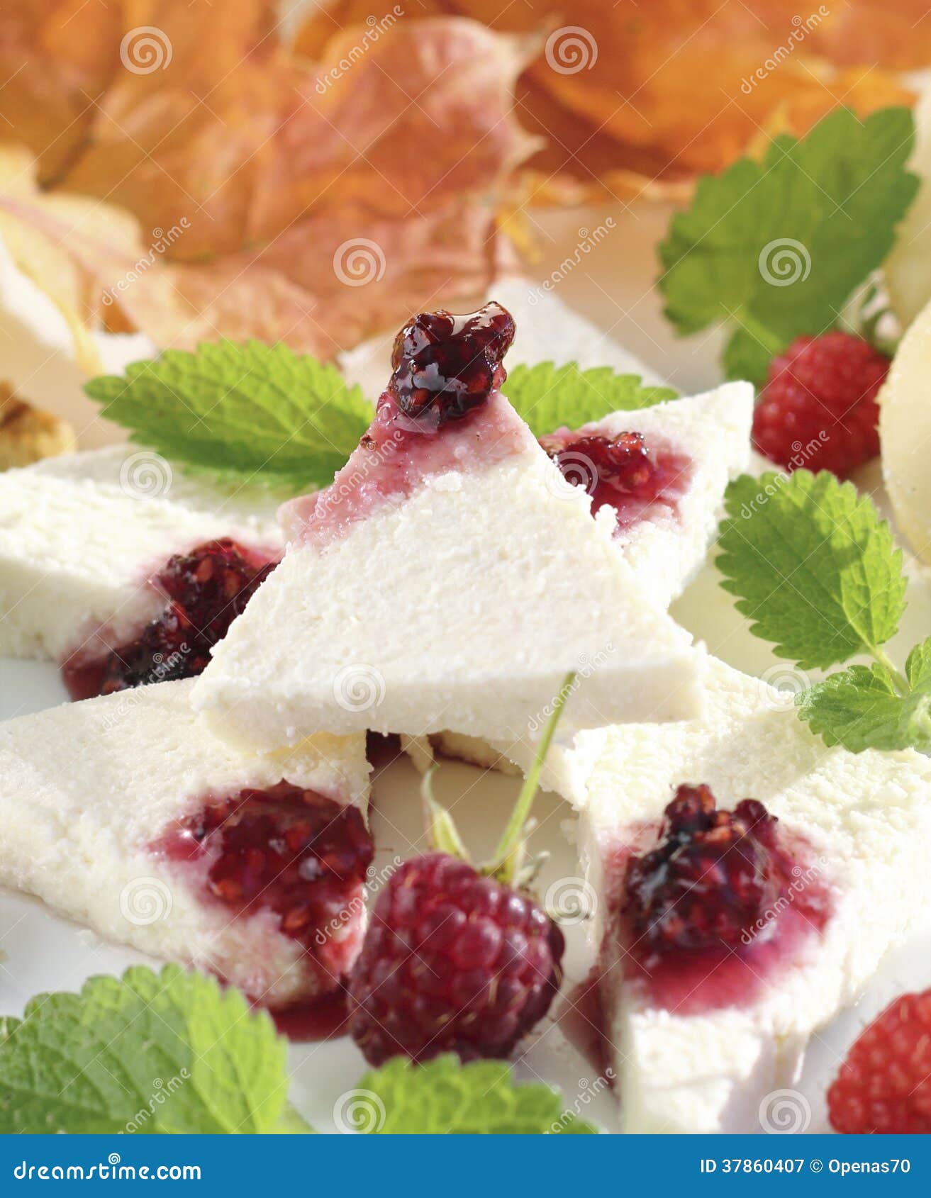 Cottage cheese dessert stock image. Image of dessert 37860407