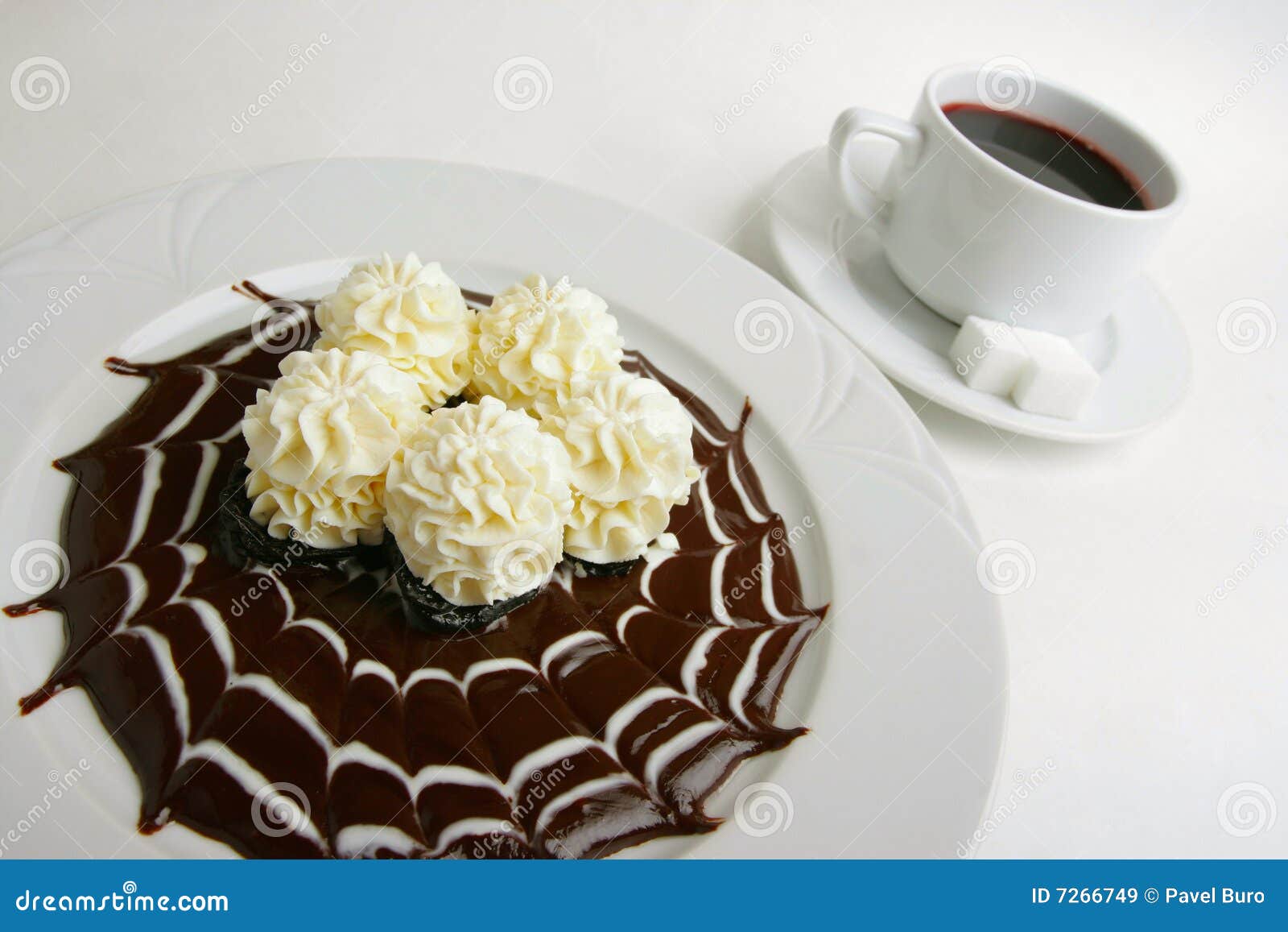 Cottage Cheese Mousse with Chocolate Stock Image Image of culture