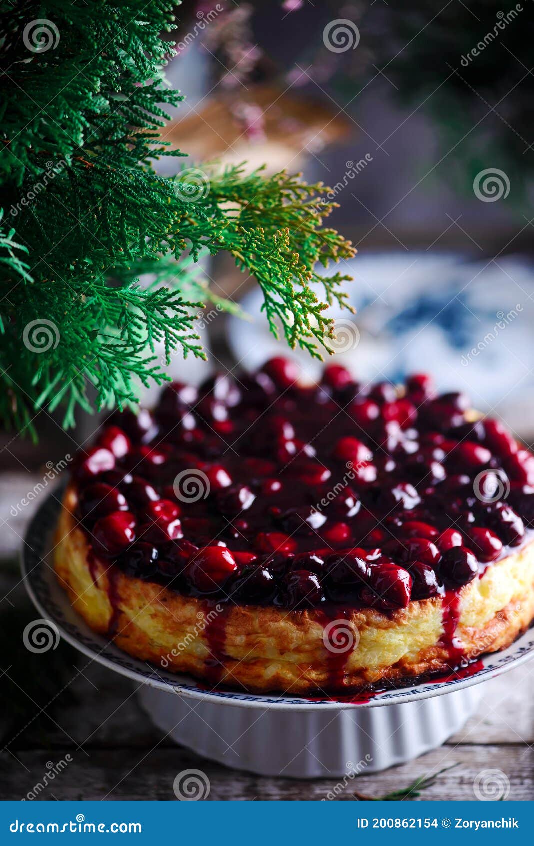 Cottage Cheese and Rice Pudding..style Rustic Stock Photo Image of