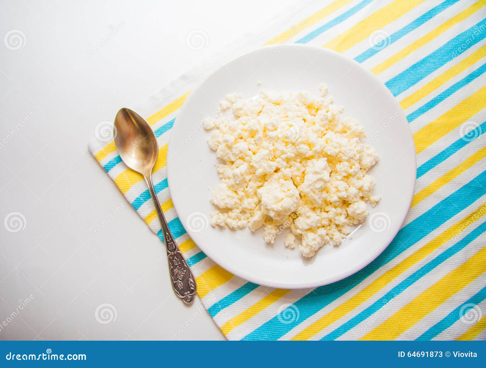 Cottage Cheese Source of Vitamins Stock Image Image of liquid