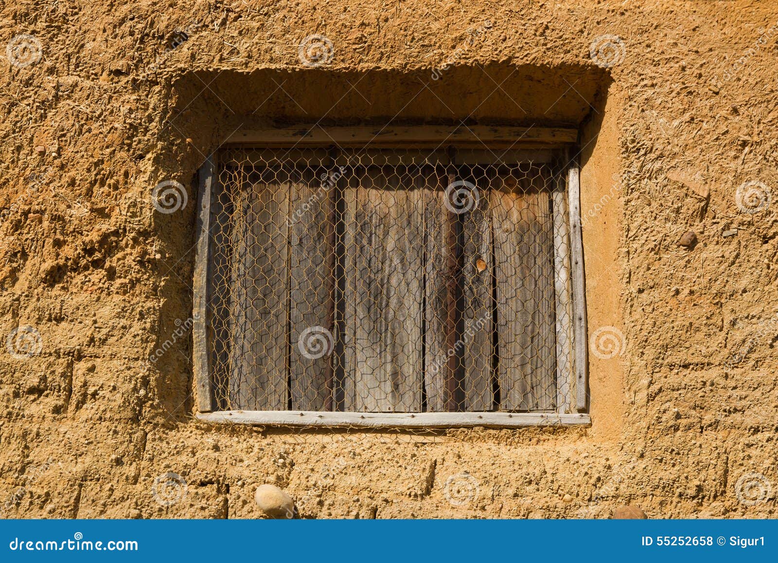 cottage window and old