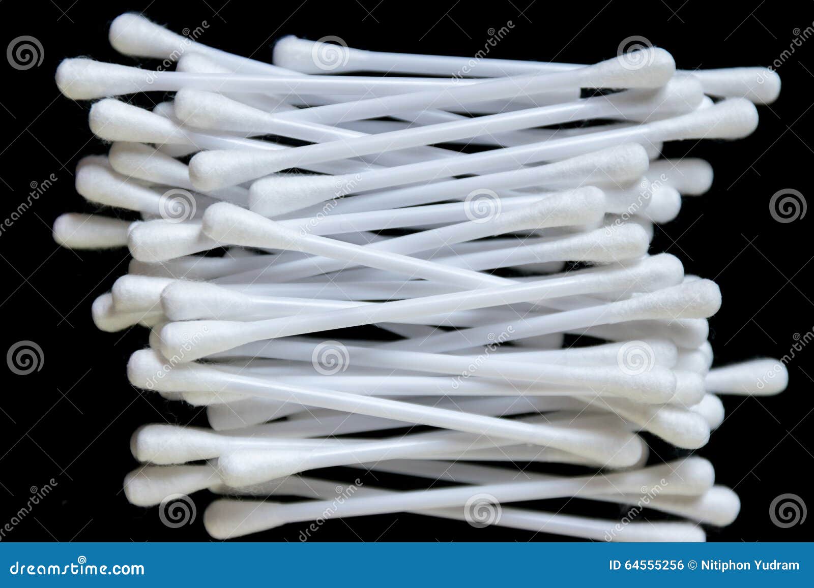 Cotton bud stock photo. Image of dirty, isolated, hygiene 64555256