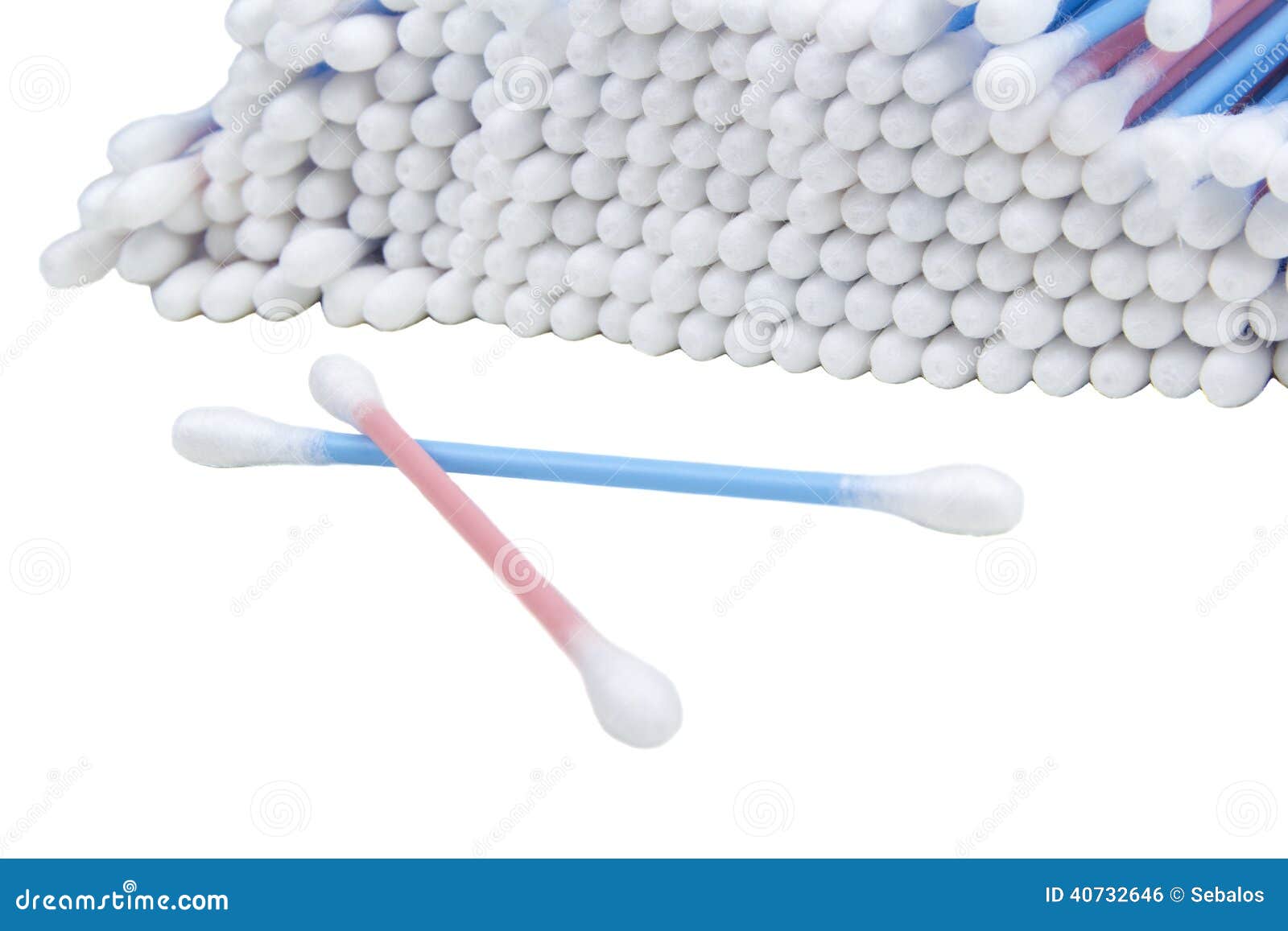 Cotton buds stock photo. Image of white, colorful, hygiene 40732646
