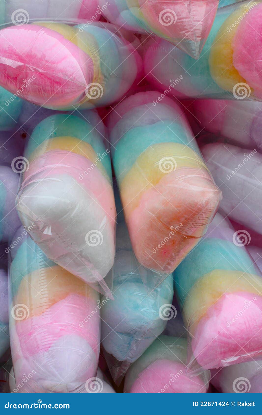Cotton candy stock photo. Image of dissolves, plastic 22871424