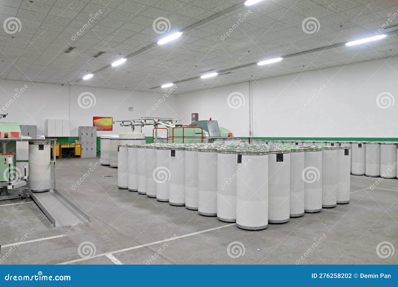 Cotton Group in Spinning Production Line Factory Stock Photo Image of rotation, thread 276258202