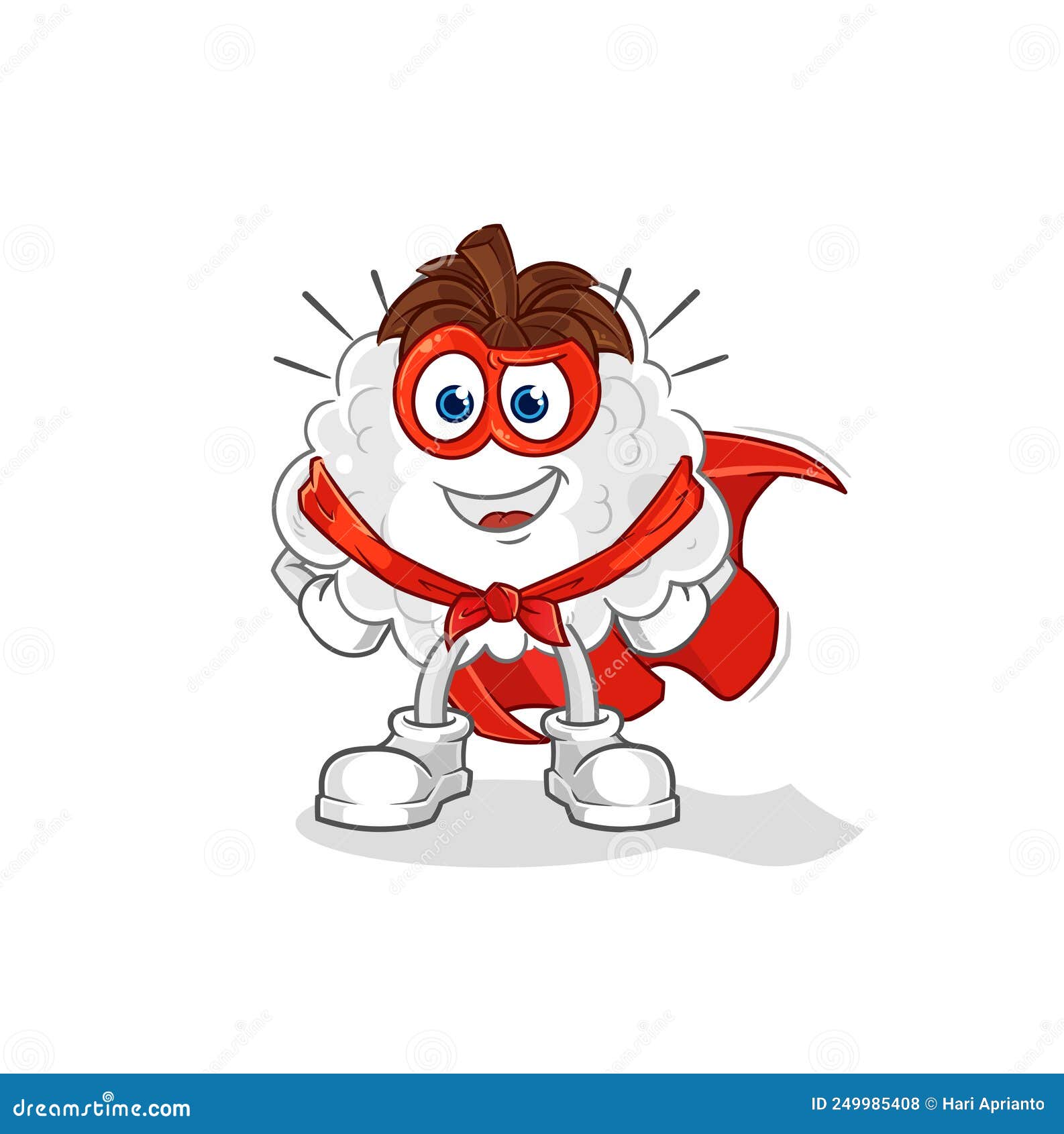 Cotton Heroes Vector. Cartoon Character 249985408