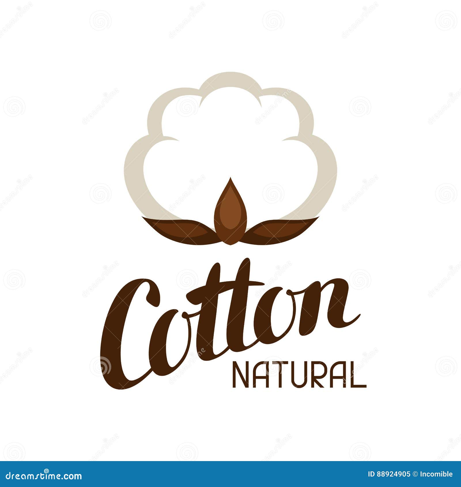 Cotton Label. Emblem for Clothing and Production Stock Vector ...