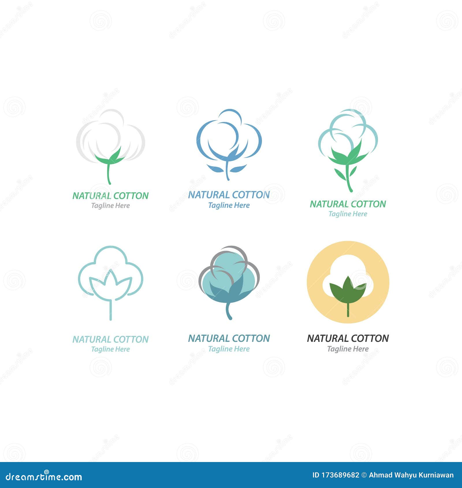 Cotton logo illustration stock vector. Illustration of badge 173689682