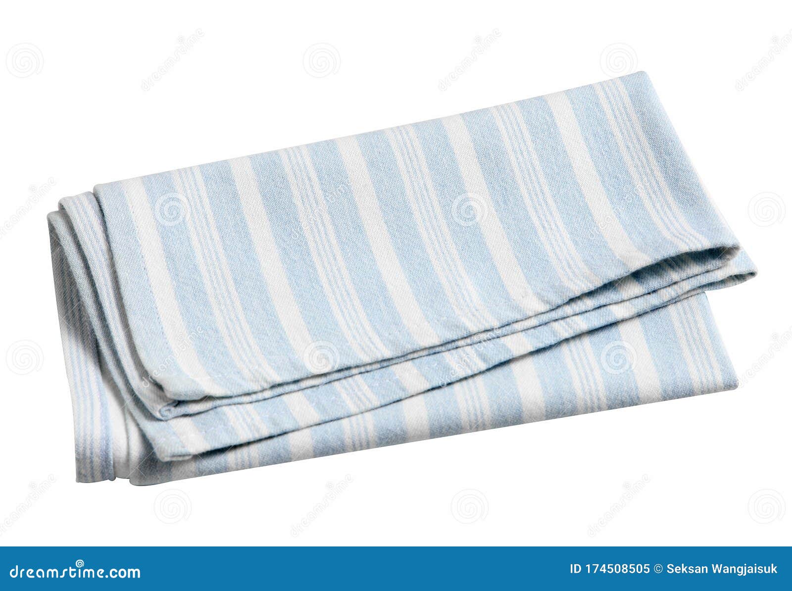 Cotton Napkin on White Background Stock Image Image of cotton