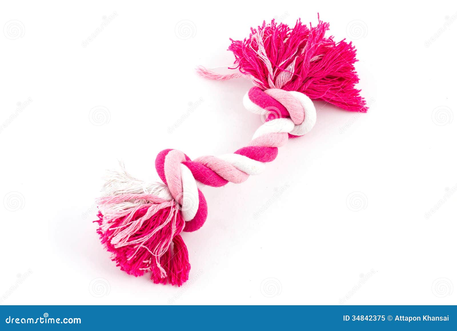 Cotton rope for dog toy stock image. Image of close, above 34842375