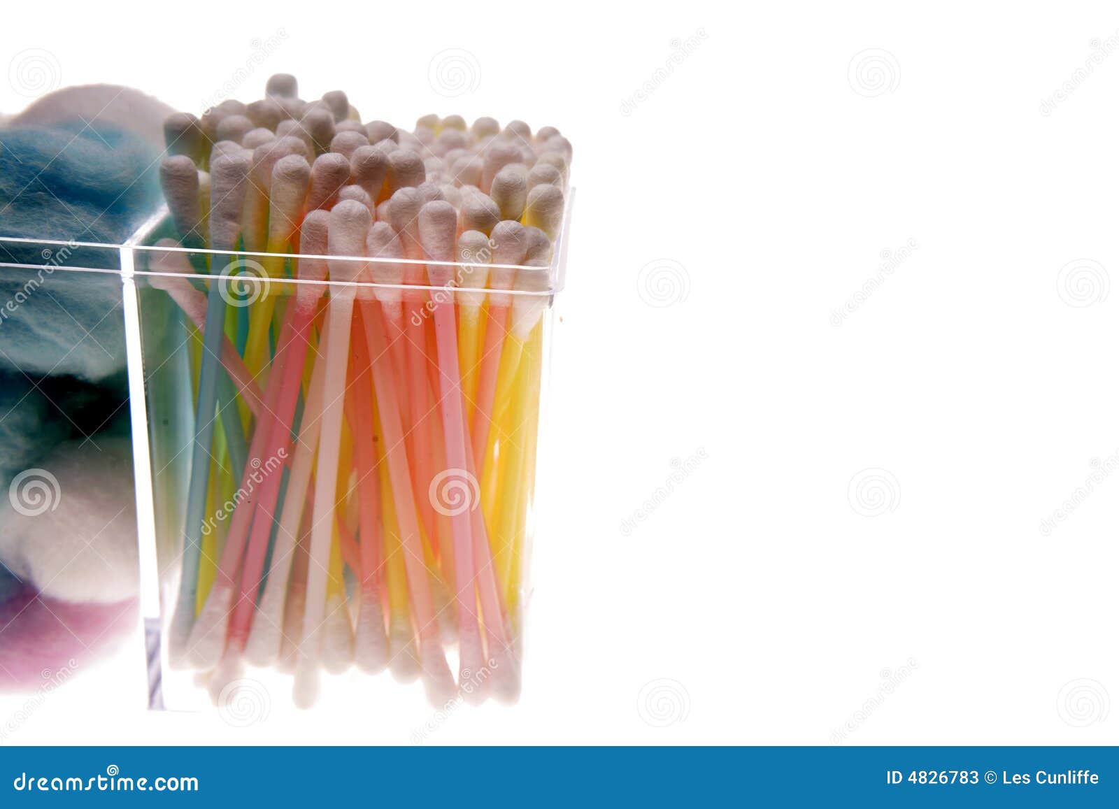 Cotton sticks stock image. Image of soft, cotton, macro 4826783