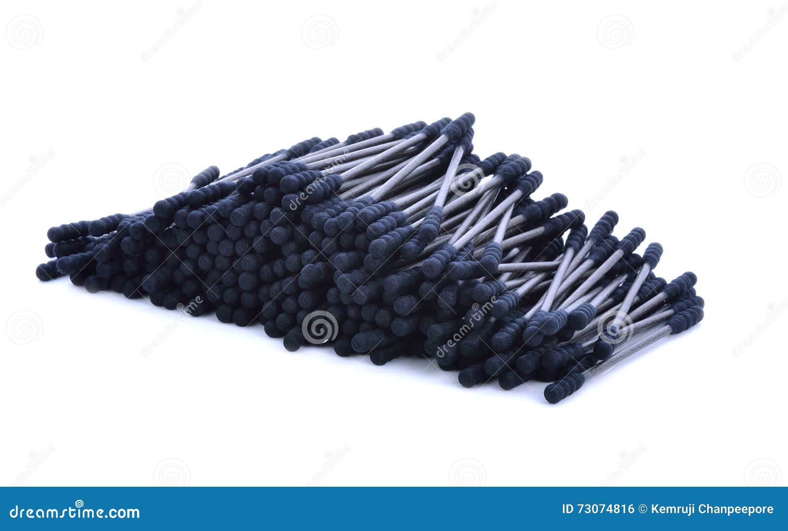 Cotton Sticks,cotton Wool,blackcolor Stock Photo Image of background