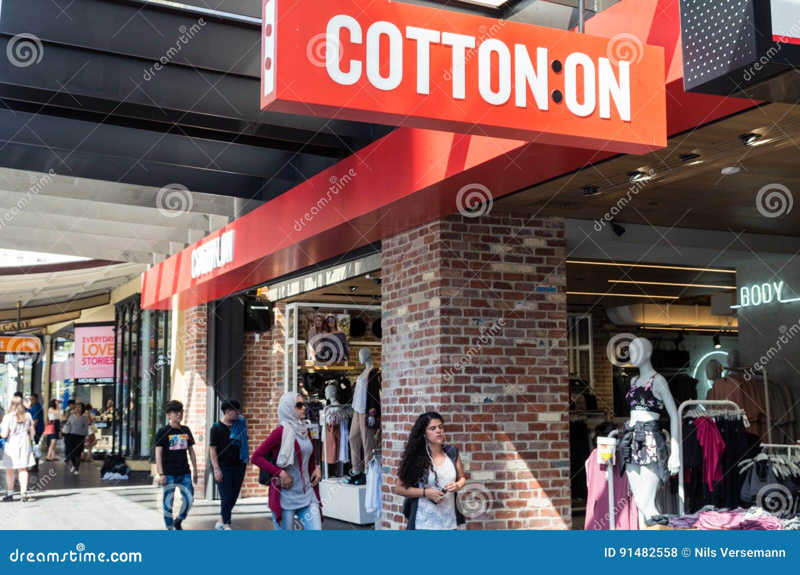 Cotton On Store In Bourke Street, Melbourne Editorial Stock Photo - Image of shop, fashion: 91482558