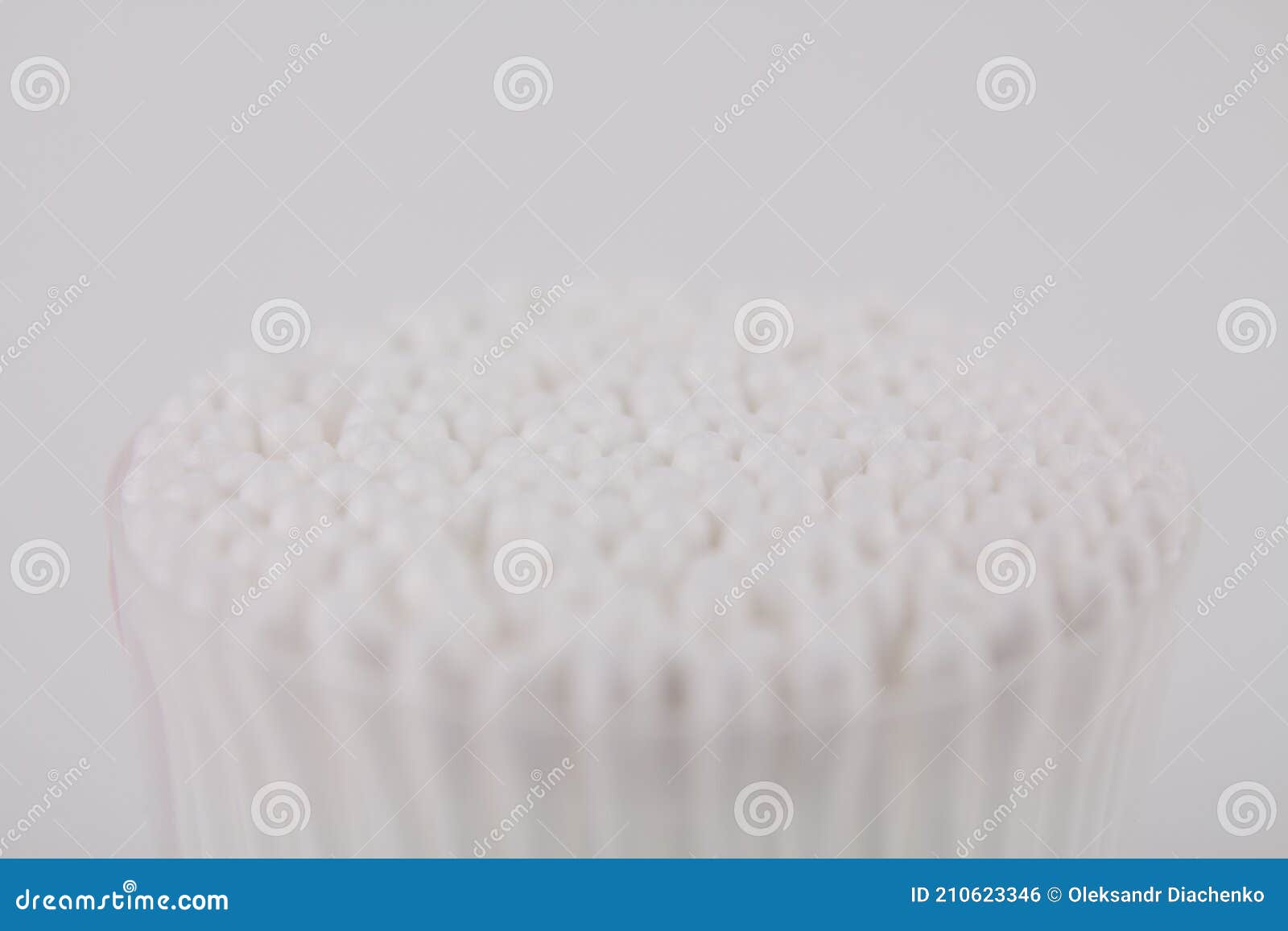 Cotton Swabs for the Ears in a New Package Stock Photo Image of